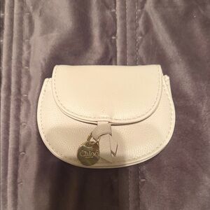 Authentic Chloe light pink Leather Mini wallet